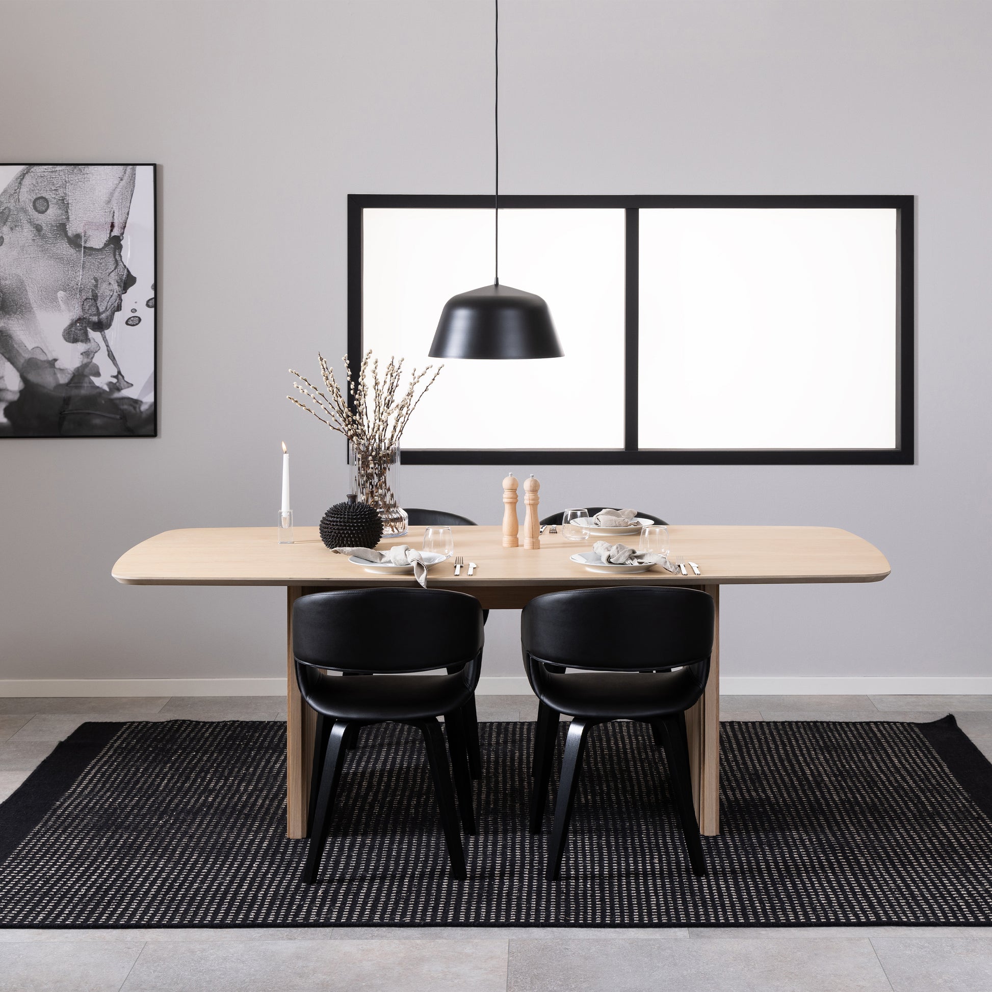 Christo Dining Table in Oak 220x105cm