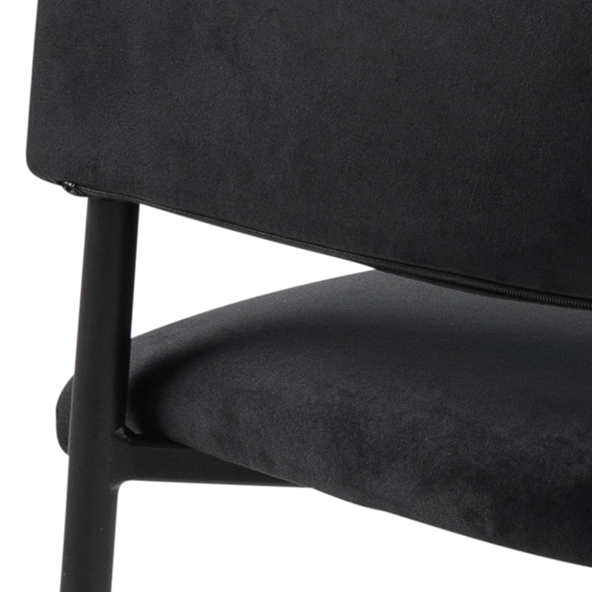 Christo Dining Table in Oak 220x105cm including 6 Lima Dining Chairs with Armrest in Black