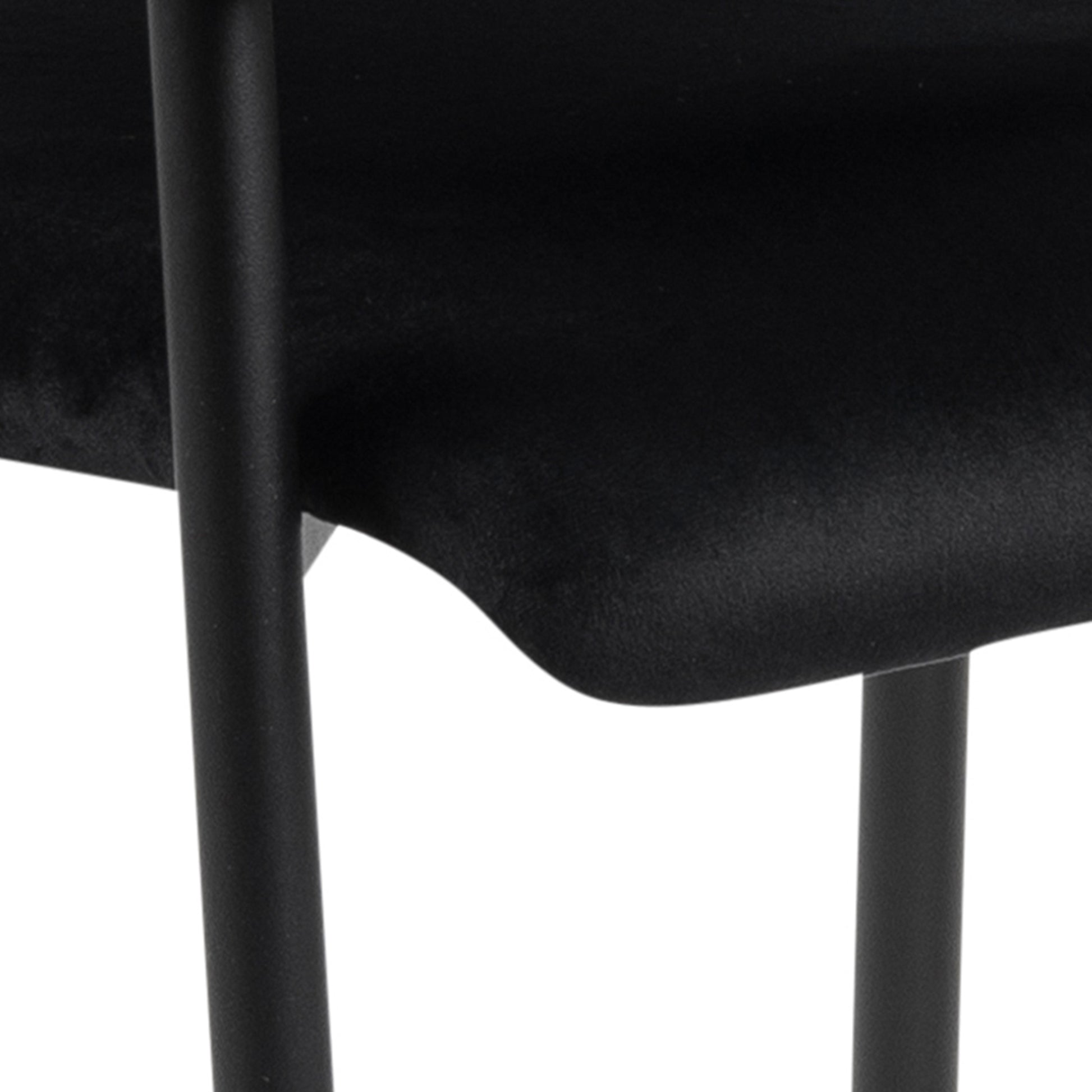 Christo Dining Table in Oak 220x105cm including 6 Lima Dining Chairs with Armrest in Black