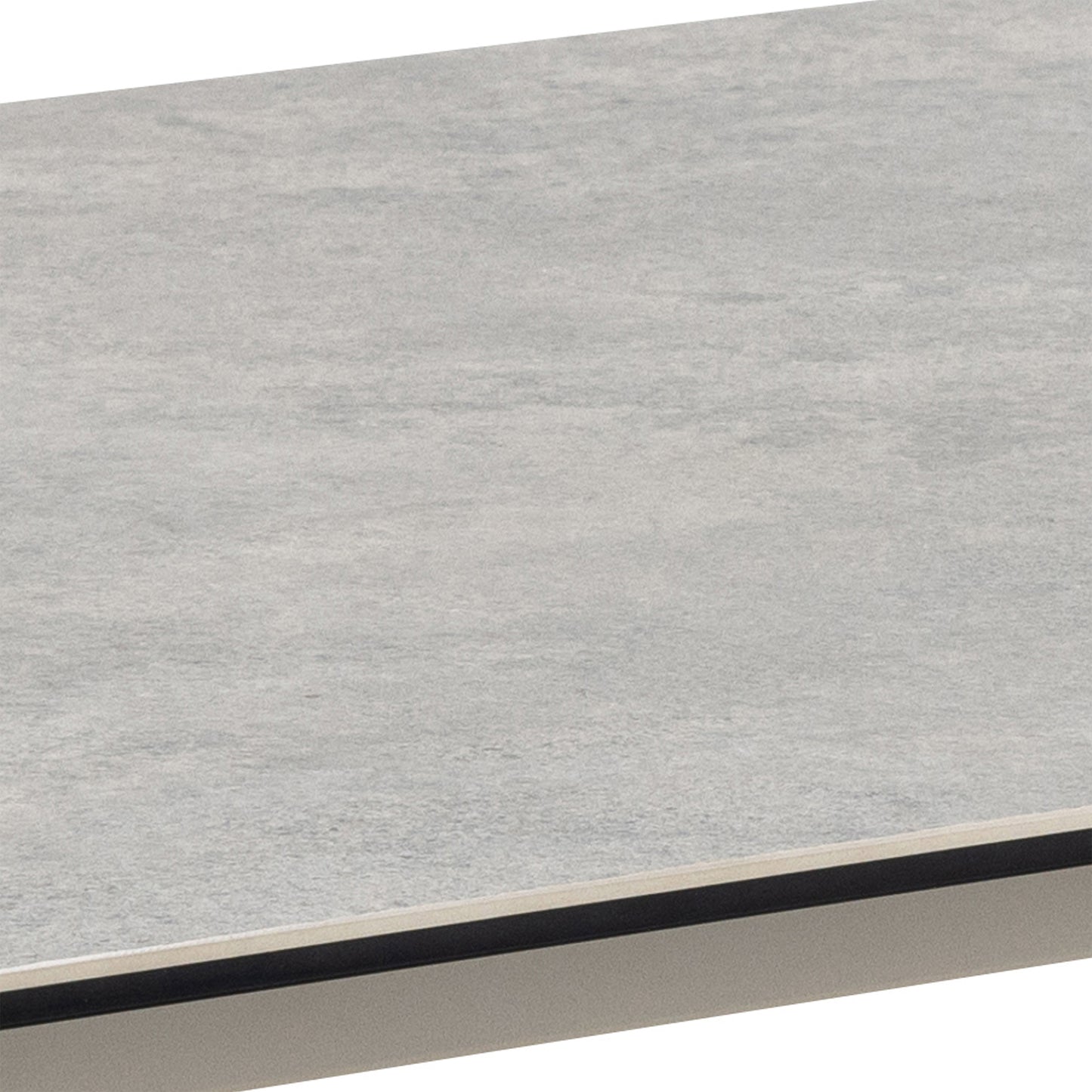 Palermo Ceramic Dining Table in Grey 160x90cm includes 4 Ella Swivel Beige Dining Chairs
