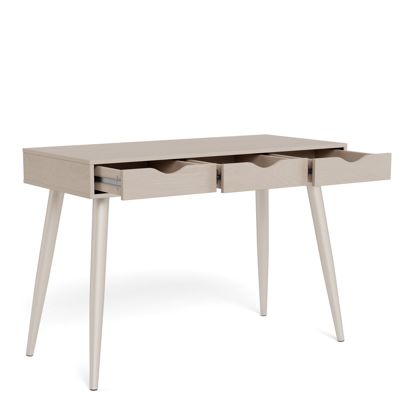 Neptun Office Desk with 3 Drawers in Grey