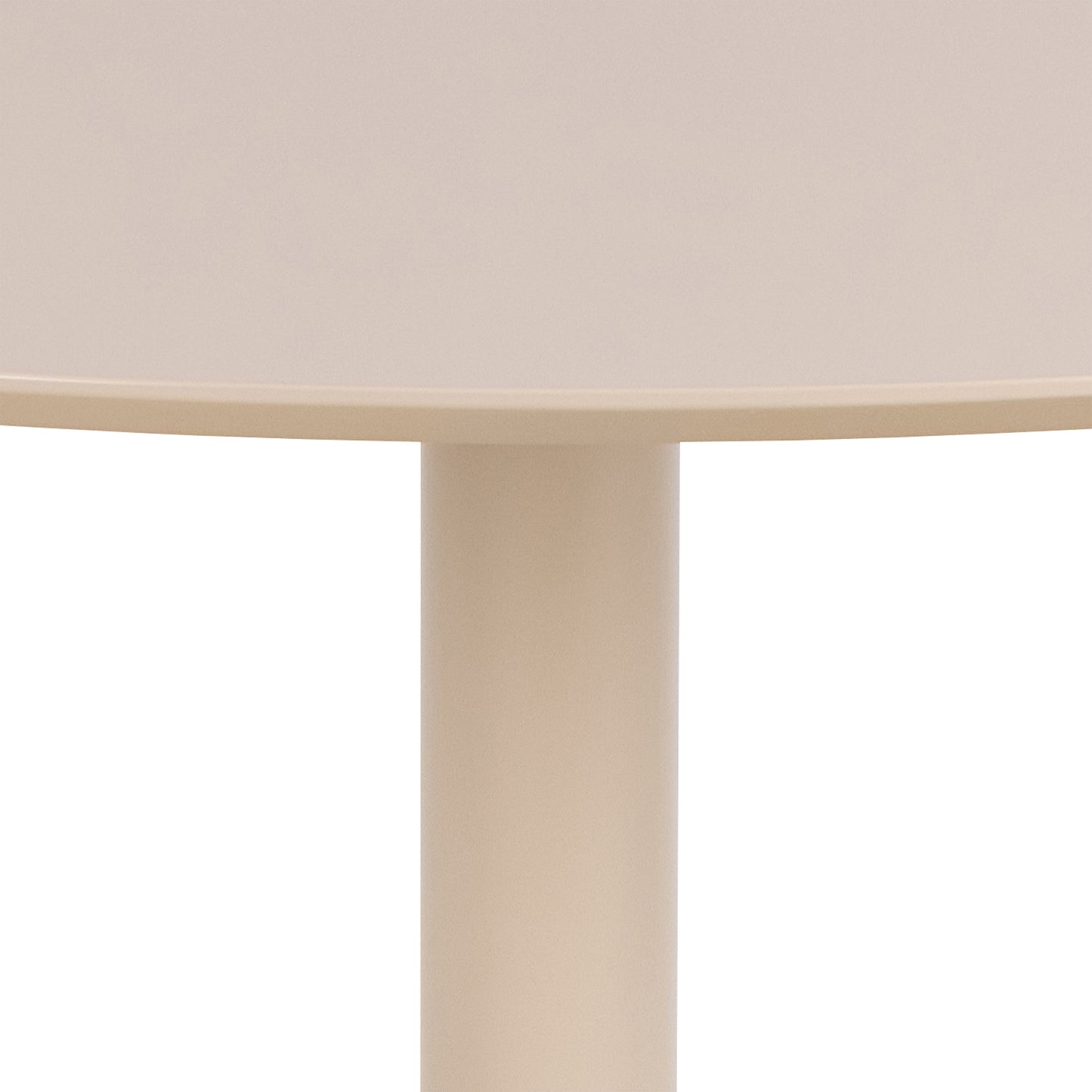 Ibiza Round Beige Dining Table with 4 Owen Dining Chairs in Beige