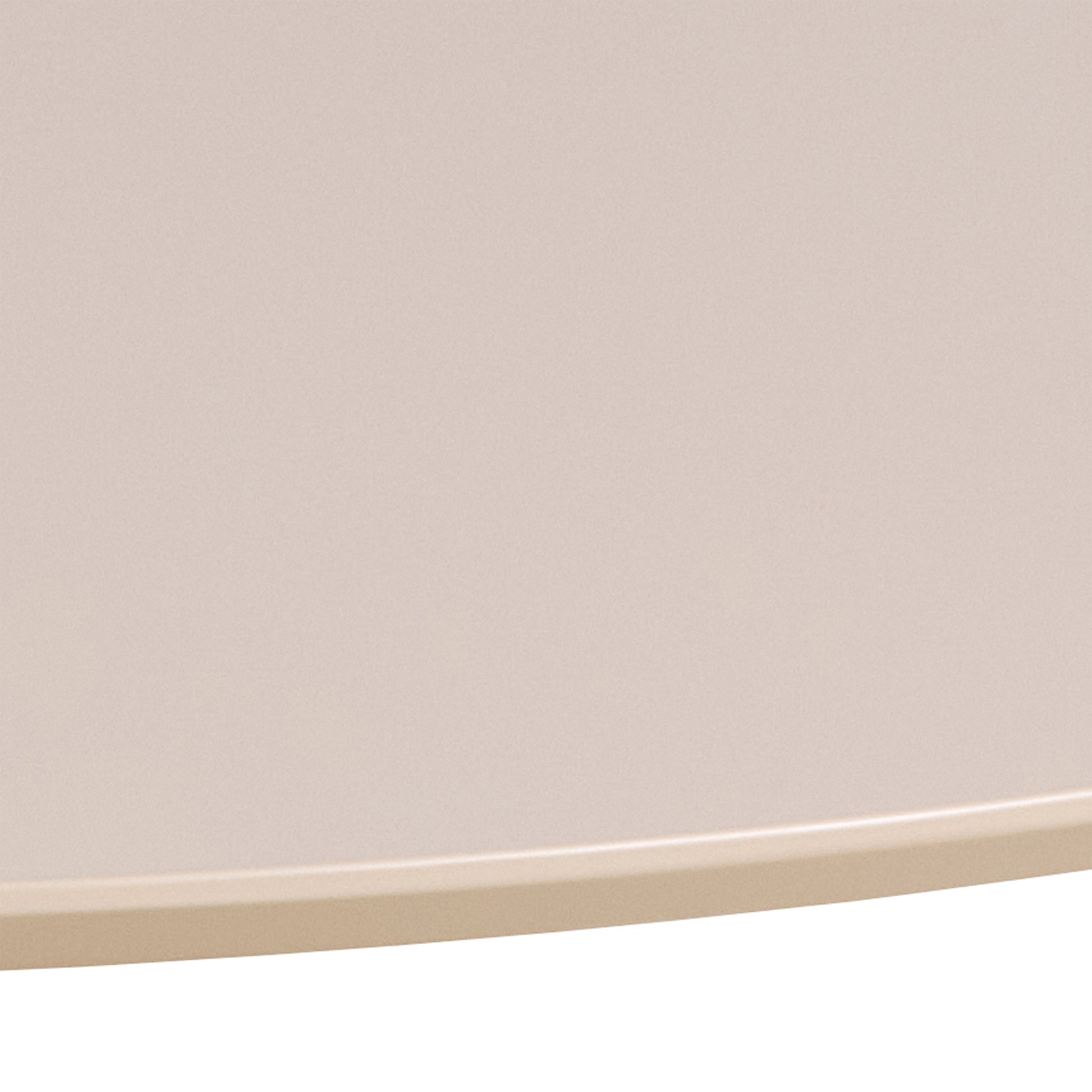 Ibiza Round Beige Dining Table with 4 Batilda Dining Chairs in Dark Grey