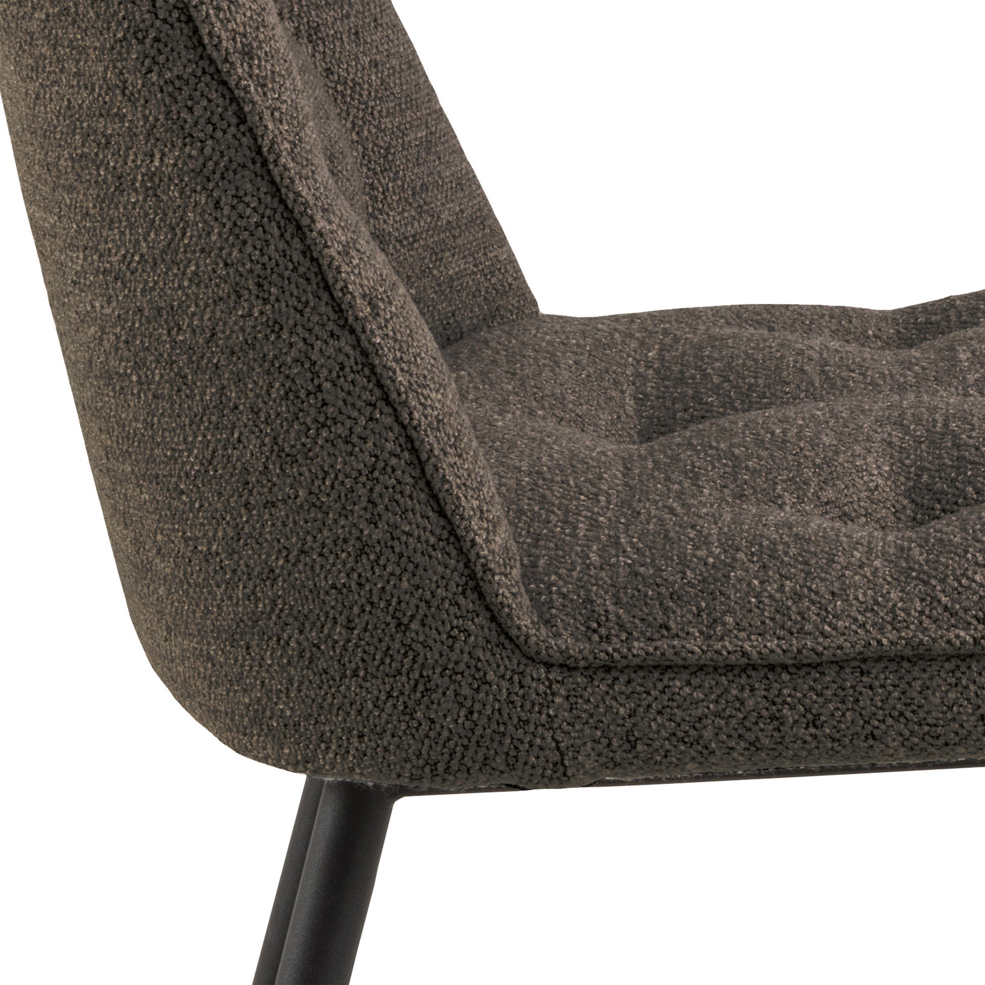 Wicklow Ceramic Dining Table Brown/Black 140x80cm includes 4 Brooke Dining Chairs in Taupe