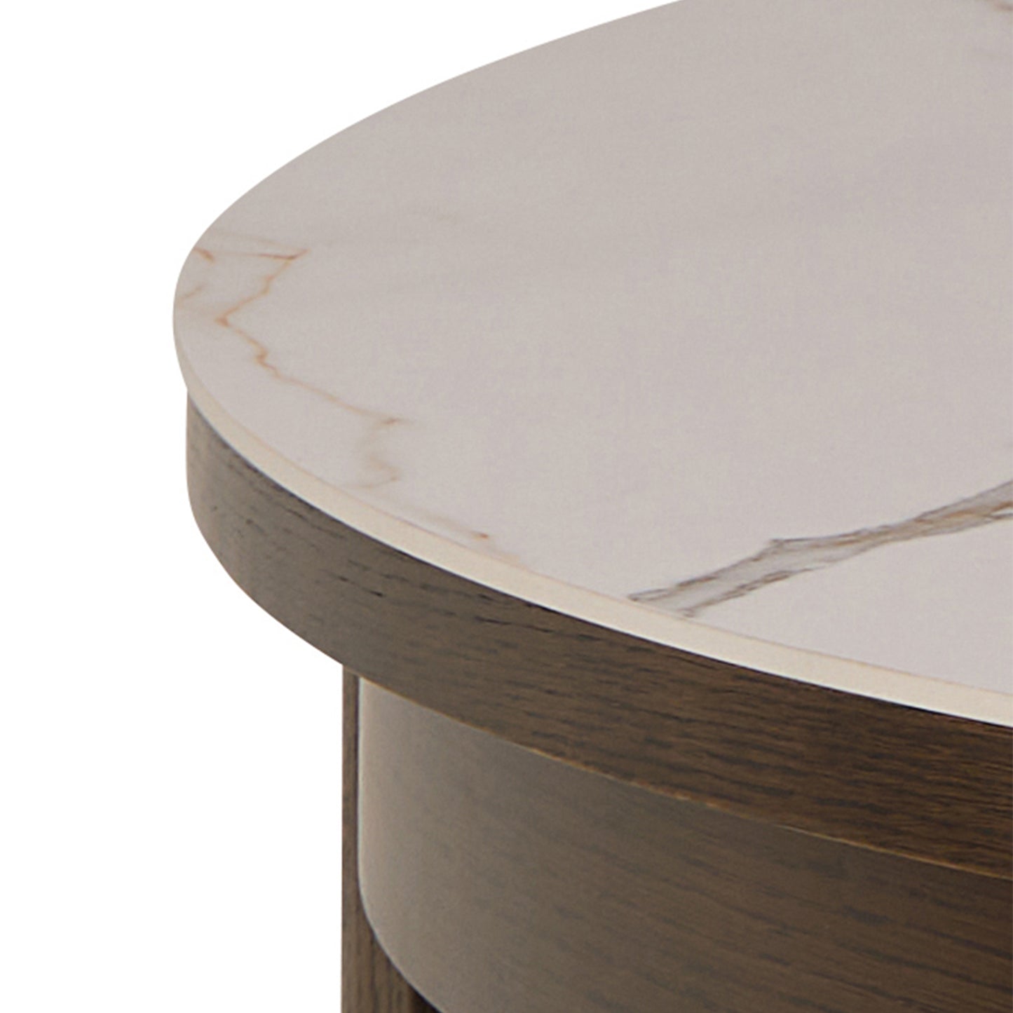 Southampton Round Extendable Dining Table in Cream Ceramic 120cm
