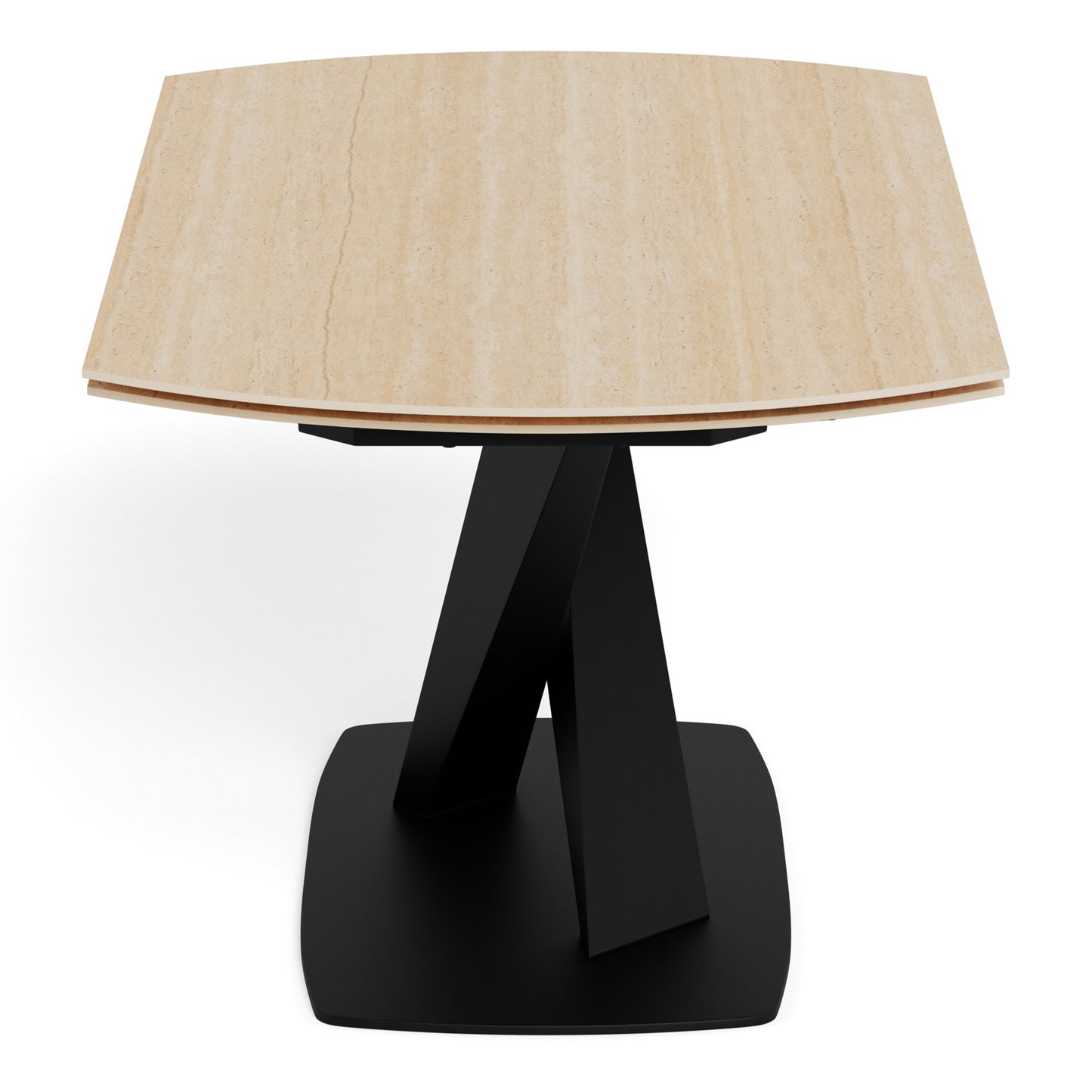 Morella Oval Extending Dining Table in Sand Ceramic 160�240cm