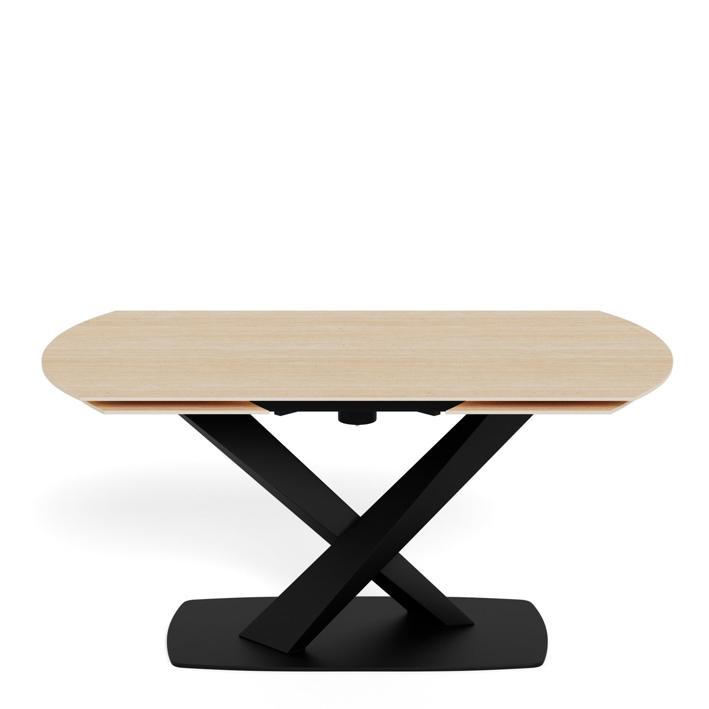 Morella Oval Extending Dining Table in Sand Ceramic 160�240cm