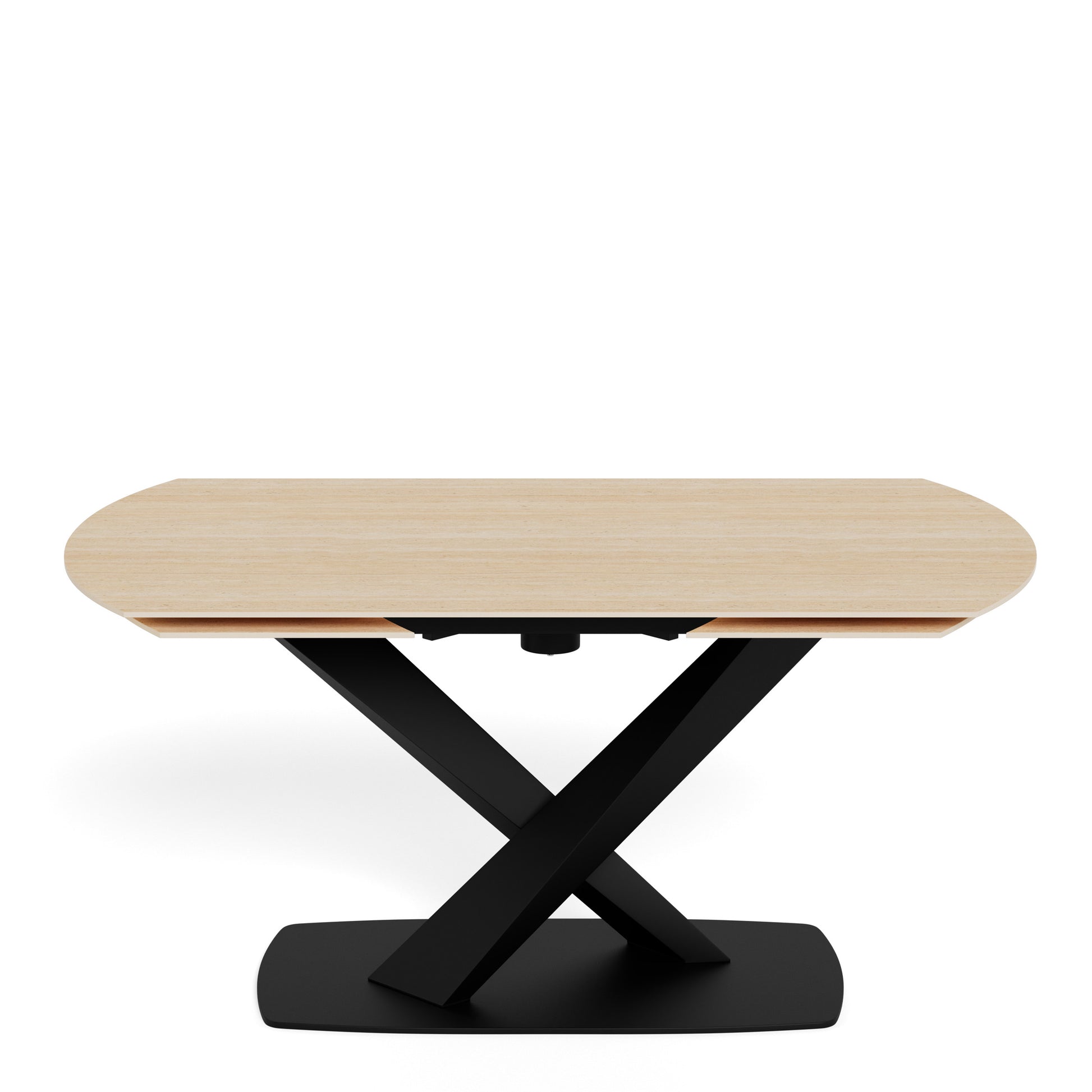 Morella Oval Extending Dining Table in Sand Ceramic 160�240cm
