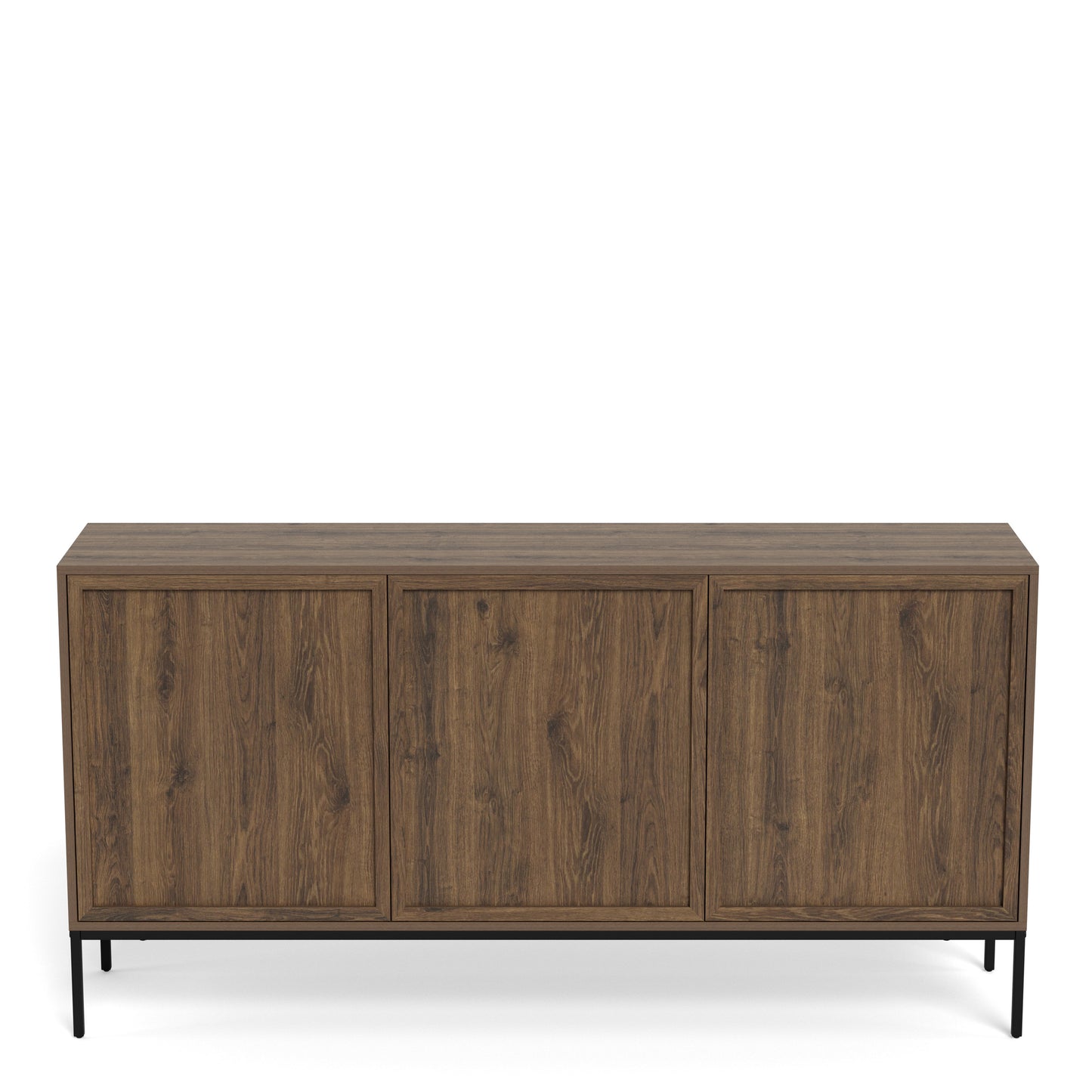Palmdale Sideboard with 3 Doors in Smoked Oak