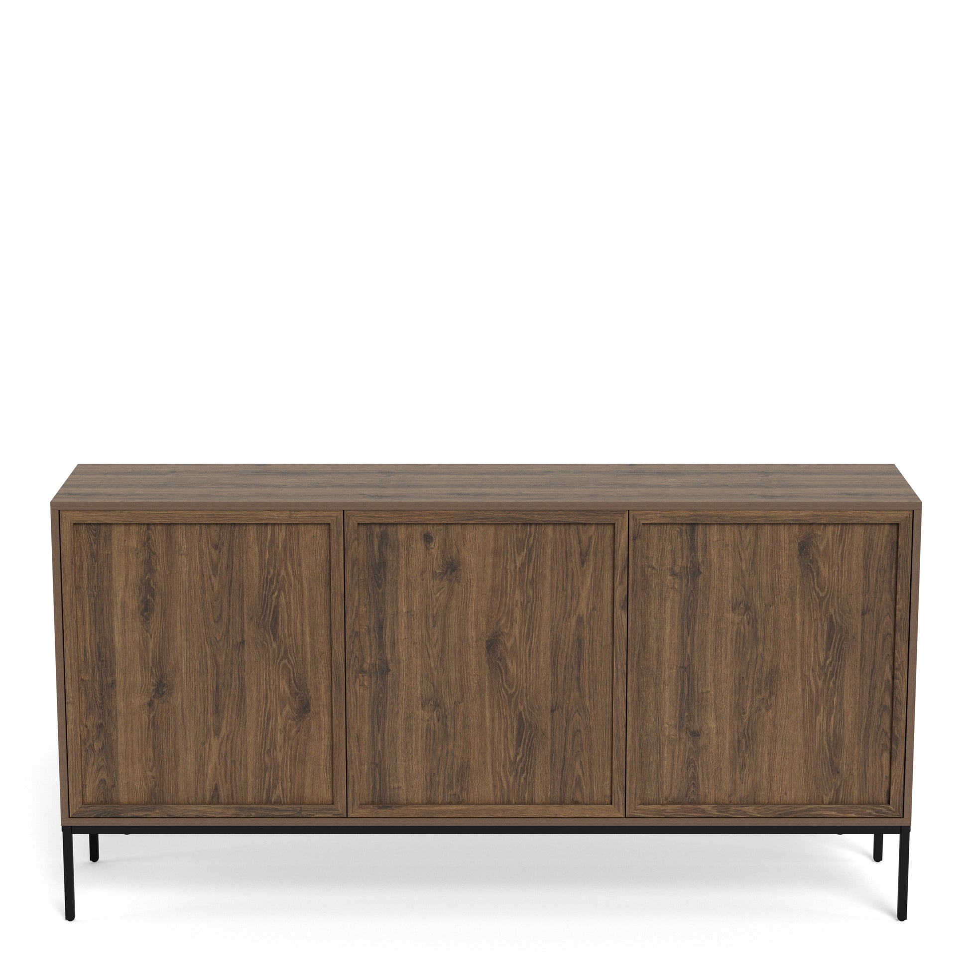 Palmdale Sideboard with 3 Doors in Smoked Oak