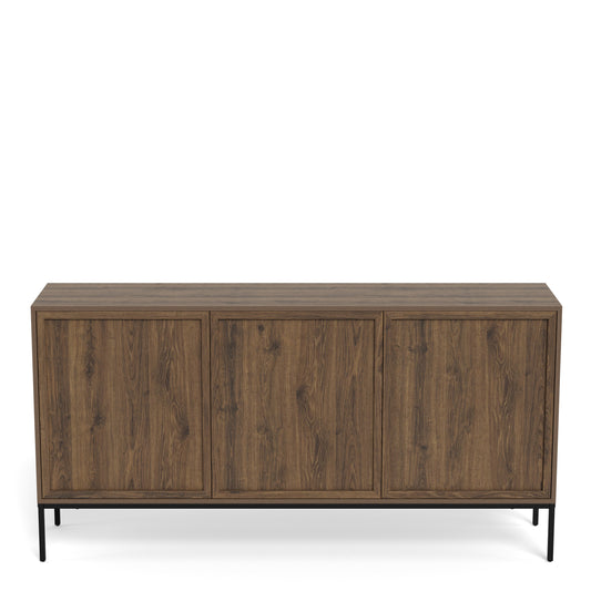 Palmdale Sideboard with 3 Doors in Smoked Oak